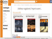 Tablet Screenshot of odin-editions.com